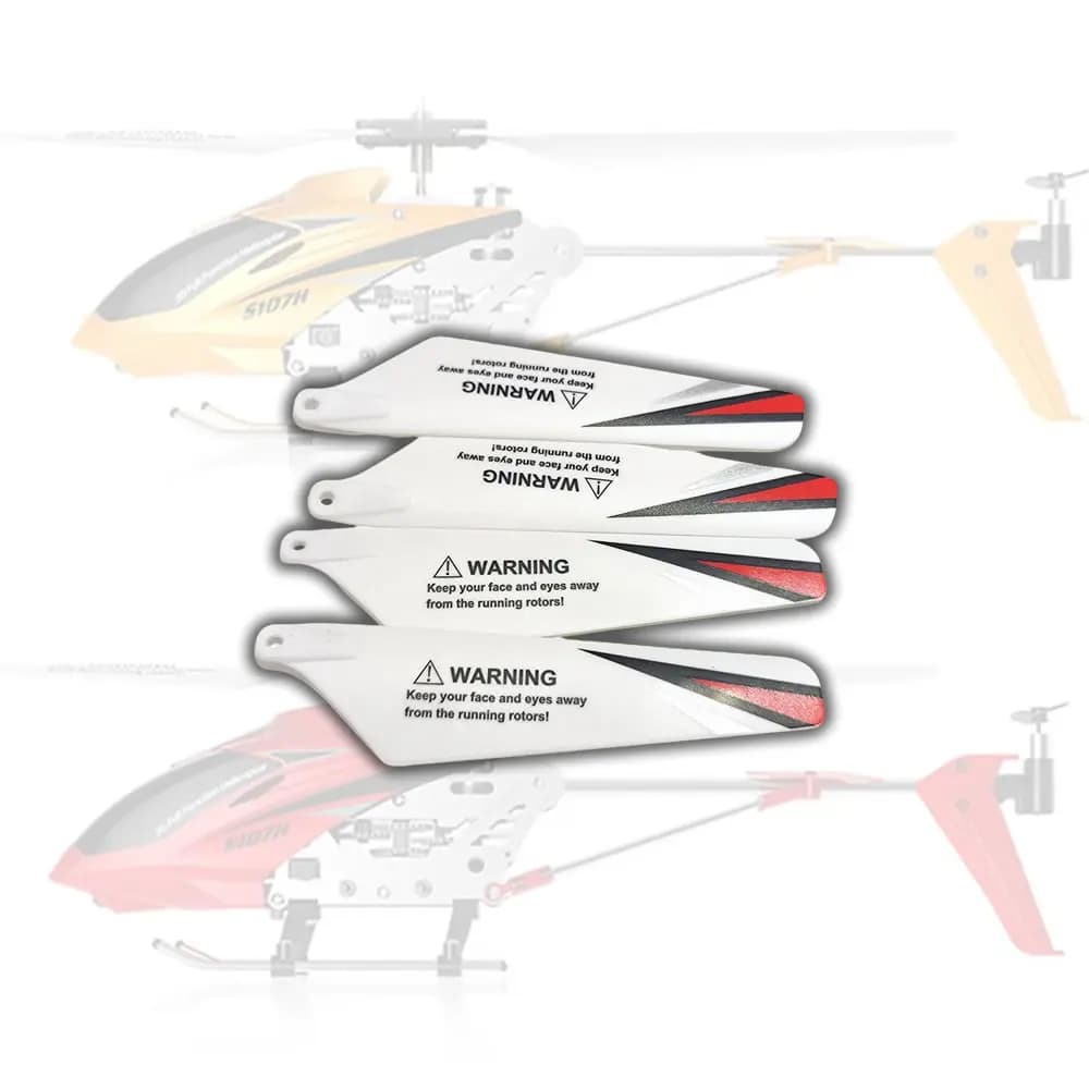 Original SYMA S107H RC Helicopter Spare Parts Main Blade 4PCS