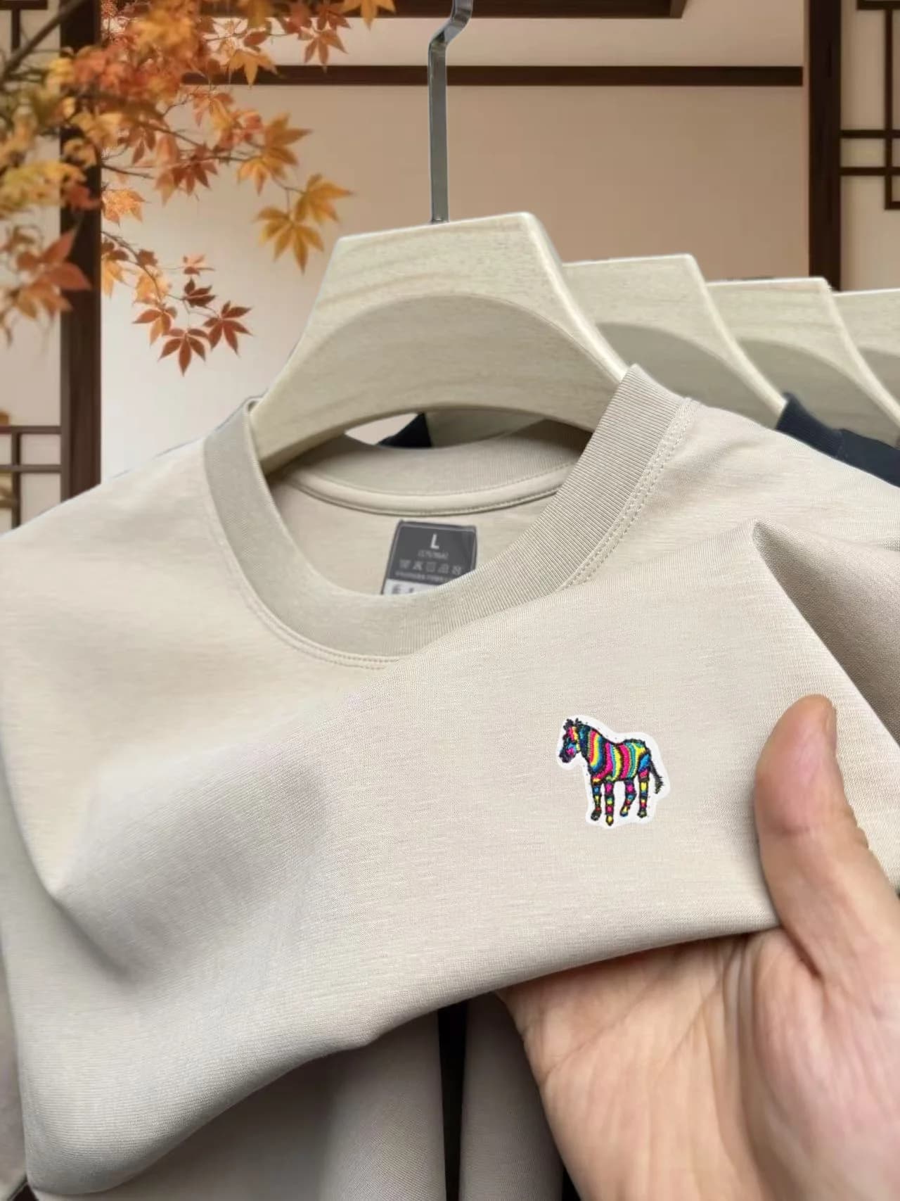 Nuova T-shirt Estiva da Uomo in Cotone con Collo a Girocollo, Morbida e Traspirante, per il Tempo Libero, Business, Golf, Tennis, con Risvolto, Manica Corta, Premium, Ricamata