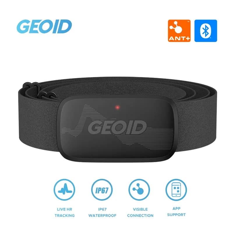 GEOID HS500 Cardiofrequencymeter Fitness equipment Ant Bluetooth heart rate sensor with chest strap tracking LED light