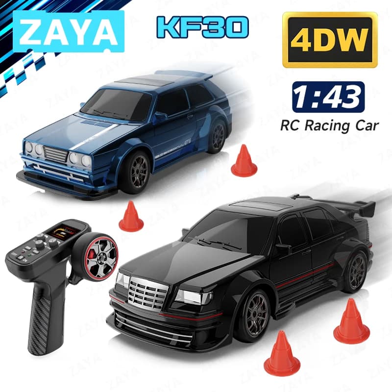 KF30 1:43 2.4G High Speed Drift Rc Car 4WD Remote Control Car Four Wheel Drive Radio Controlled Mini Racing Model With Gyroscope