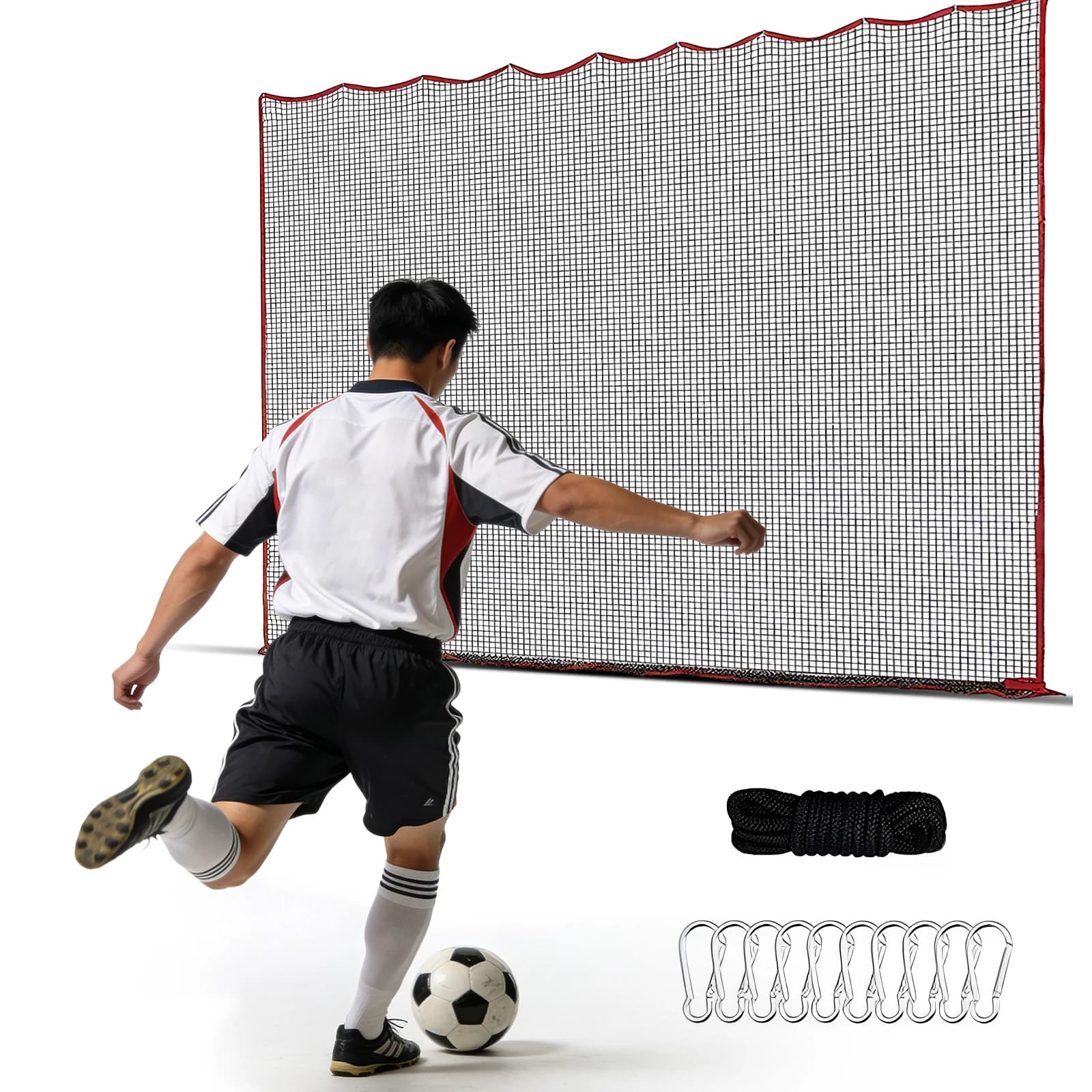 Rete da Golf, Rete da Allenamento Golf 10x10 Piedi e Rete Sportiva, Rete Barriera Anti-Impatto per Golf, Rete Robusta per Palline da Golf per Uomini Golfisti