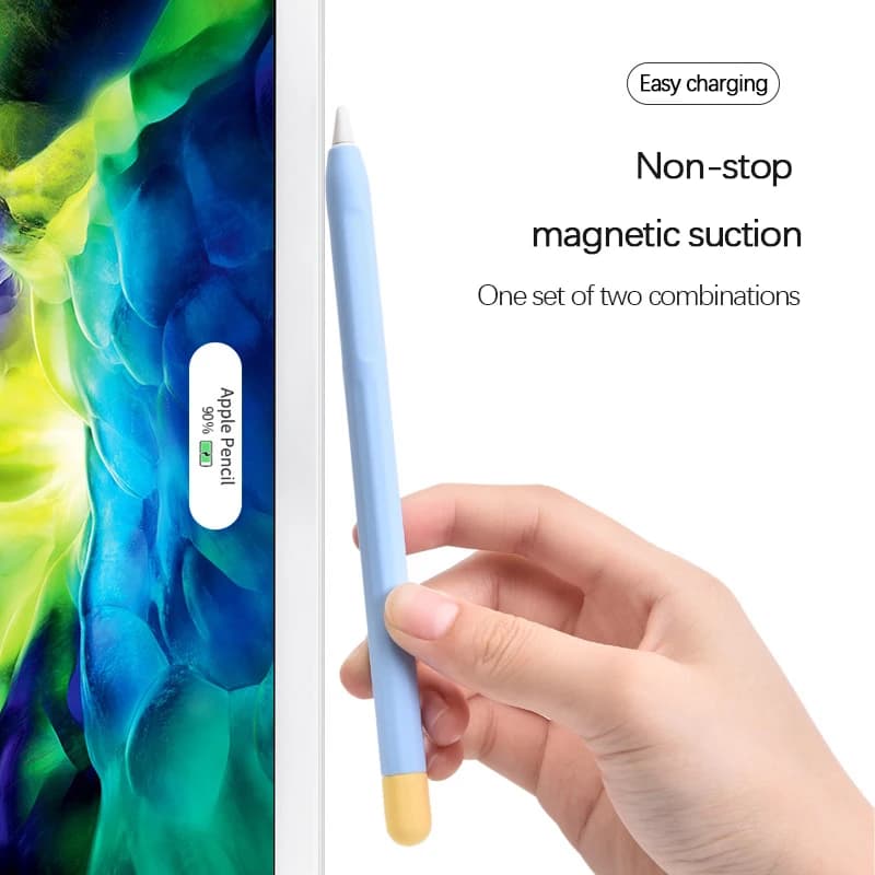 Silicone Tablet Pencil Case Shockproof Anti Slip Stylus Sleeve Colorful Waterproof for Apple Pro/2 3