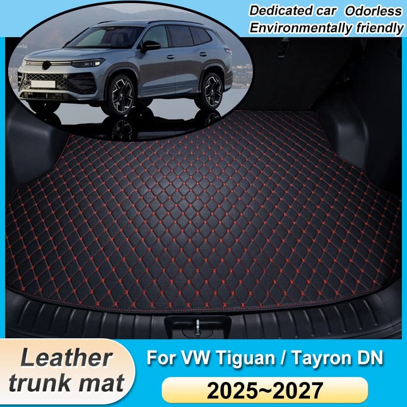 Tappetini per Bagagliaio Auto per Volkswagen Tiguan MK2 VW Tayron DN 2025 2026 2027, Tappeto Protettivo Antisporco, Accessori Interni