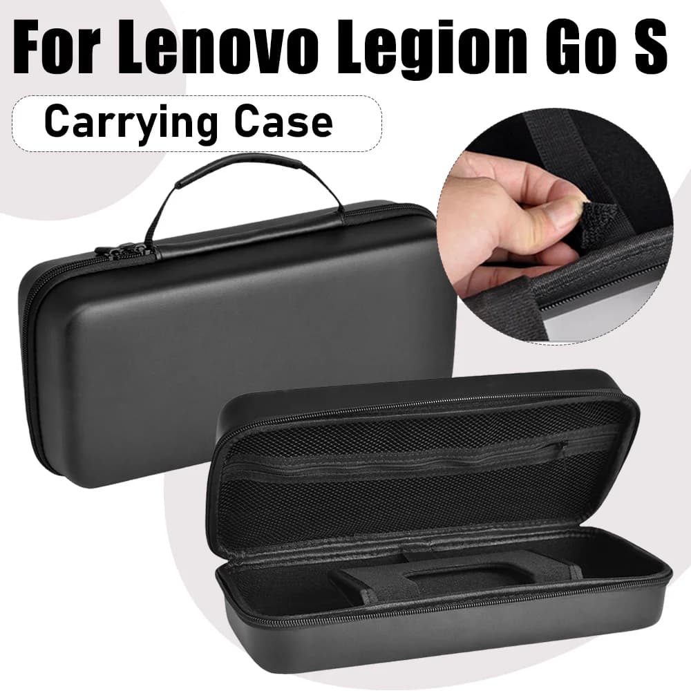 EVA Hard Carrying Case Bag for Lenovo Legion Go S Handheld Game Console Shockproof Travel Storage Case Anti-Drop Protective Case