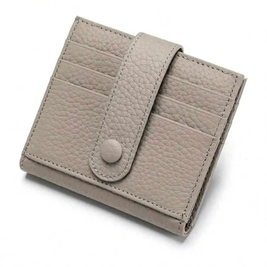 Portafoglio Sottile da Donna, Piccolo Porta Carte di Credito con Blocco RFID, Portafogli Bifold in Pelle