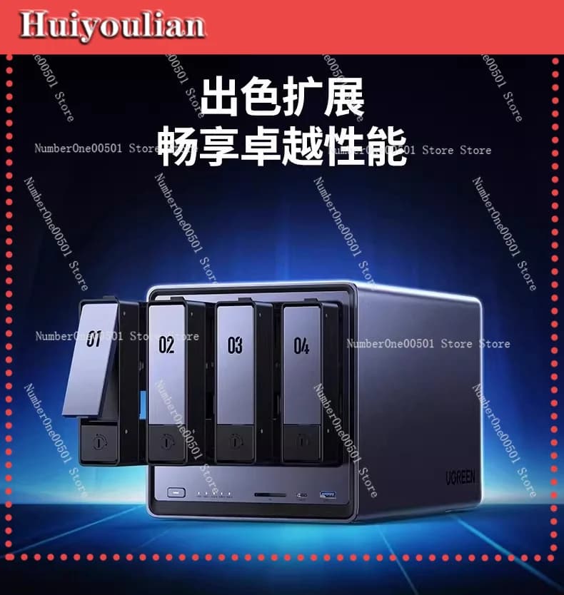 4800Plus 4 Bay NAS Server Personal Private Cloud Home Media Storage