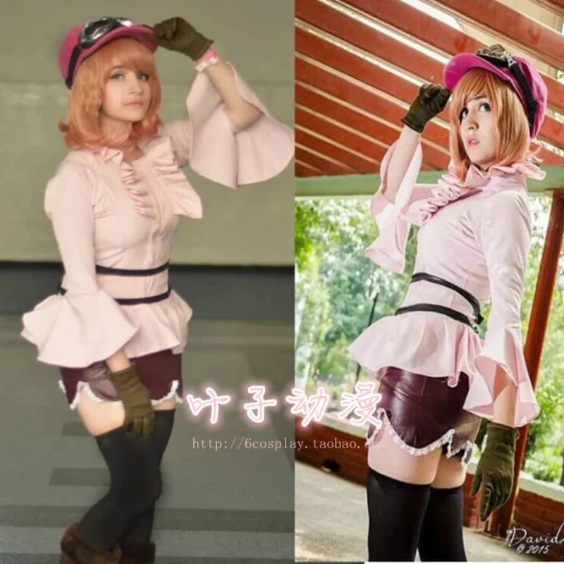 Abito cosplay Koala Costume top + gonna + cappello + occhiali + calzini 11