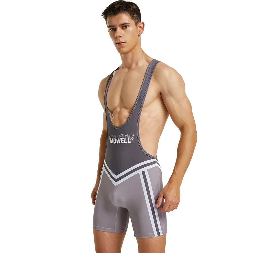 Canottiere da uomo Tutina Abbigliamento da ciclismo Allenamento Tuta attillata Canotta da wrestling Tuta Body Shaper Croset Bodybuilding Body