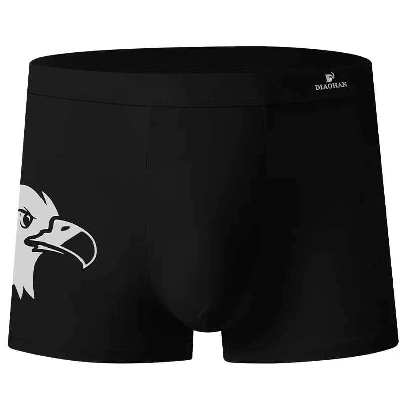 1PCS new men's underwear breathable boxer shorts in the waist personality fashion print multi-color optional