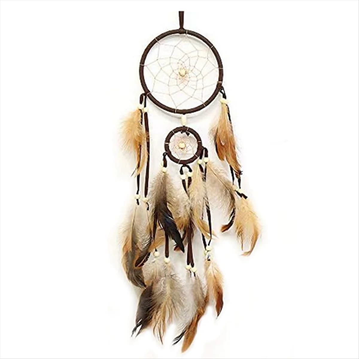 MLGB Dream Catcher Brown Decorative Dream Catcher Living Room Dream Catcher for Wall Hanging, Decoration, Festival, Gift