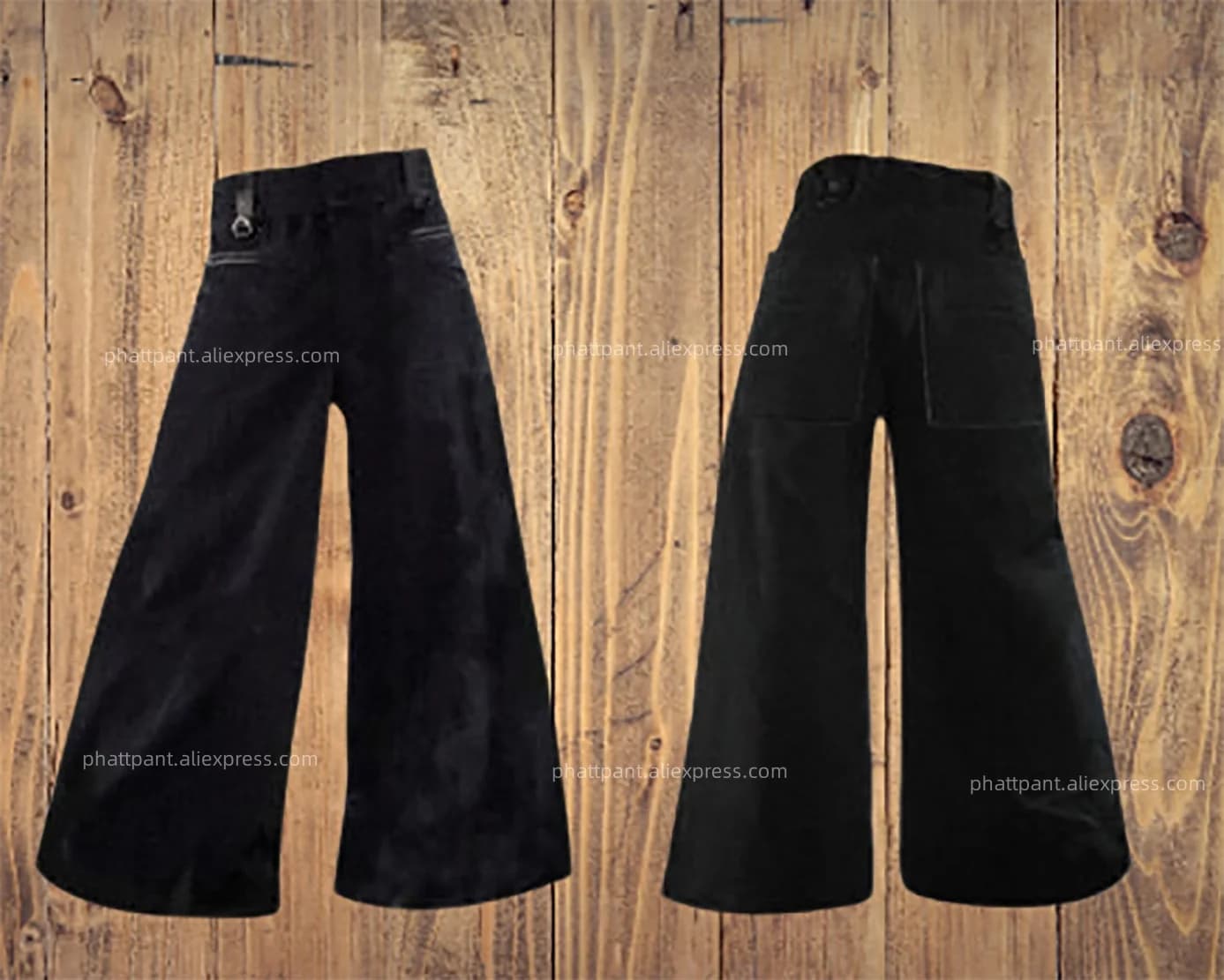 PHATTPANT Plain Black Shuffle Dance Phat Pants without Trim A003 Comfortable Fit Fashionable Leggings for Women