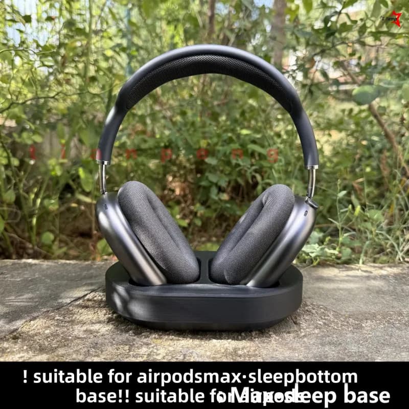 WYORESY For AirPods Max Auto Sleep Function Headphone Tray Anti-Slip Desktop Fixed Support Convenient Display Organizer Base