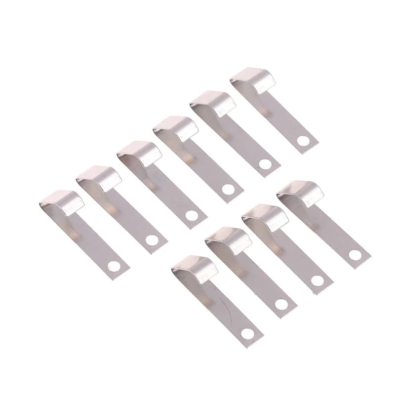Accessori per batteria con pezzo negativo a contatto a molla in metallo da 5/10 pezzi per batteria AA da 9 V BC-5232-NI