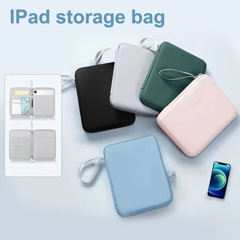 Tablet Storage Bag Tablet PC Shockproof Cover Case Ultra Slim Waterproof Anti Slip Laptop Tablet Bag 10.9/12.9 Inch