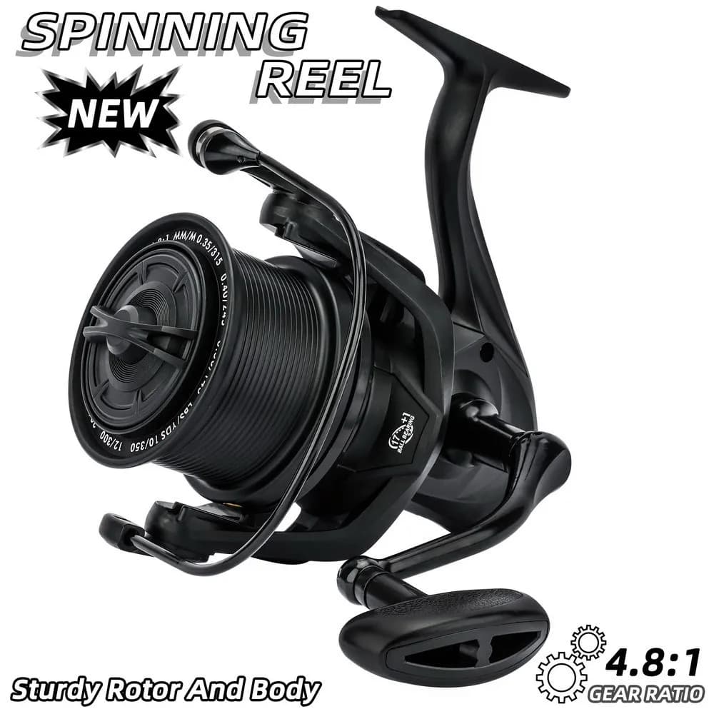 New Hot Wholesale Big Game Long Cast Spinning Reels Anchor Fishing Saltwater Freshwater Ultra Smooth Durable Bass Panfish Tackle
