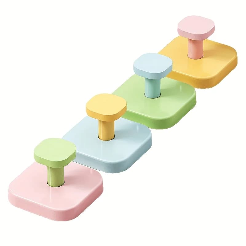 Ganci a ventosa Dopamine Style con forte adesione, ganci portaoggetti senza foratura per retroporta e parete del bagno per la casa