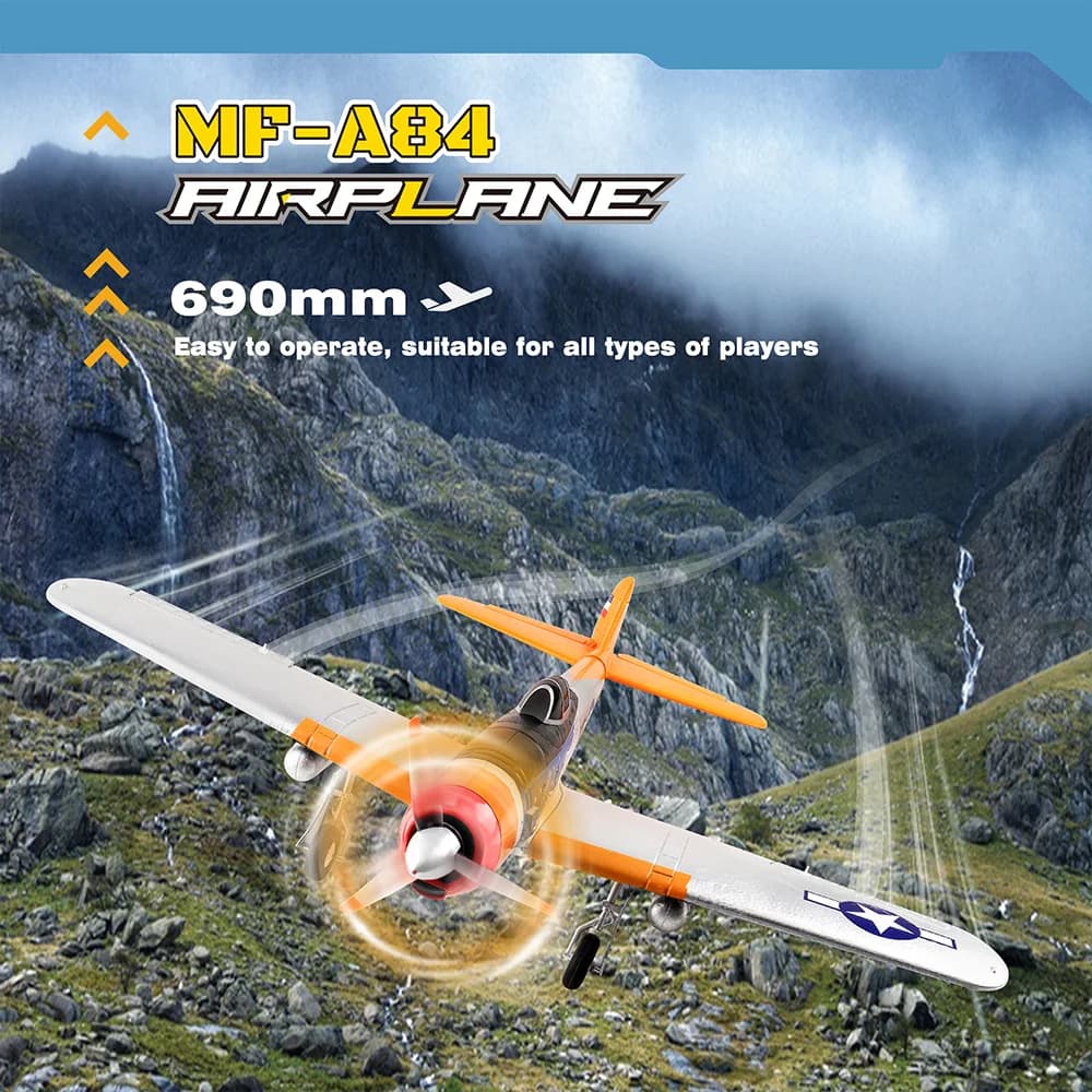 9IMOD RC Aereo MF-A84 Aereo ad ala fissa 10CH Telecamera opzionale EPP acrobatica con un tasto