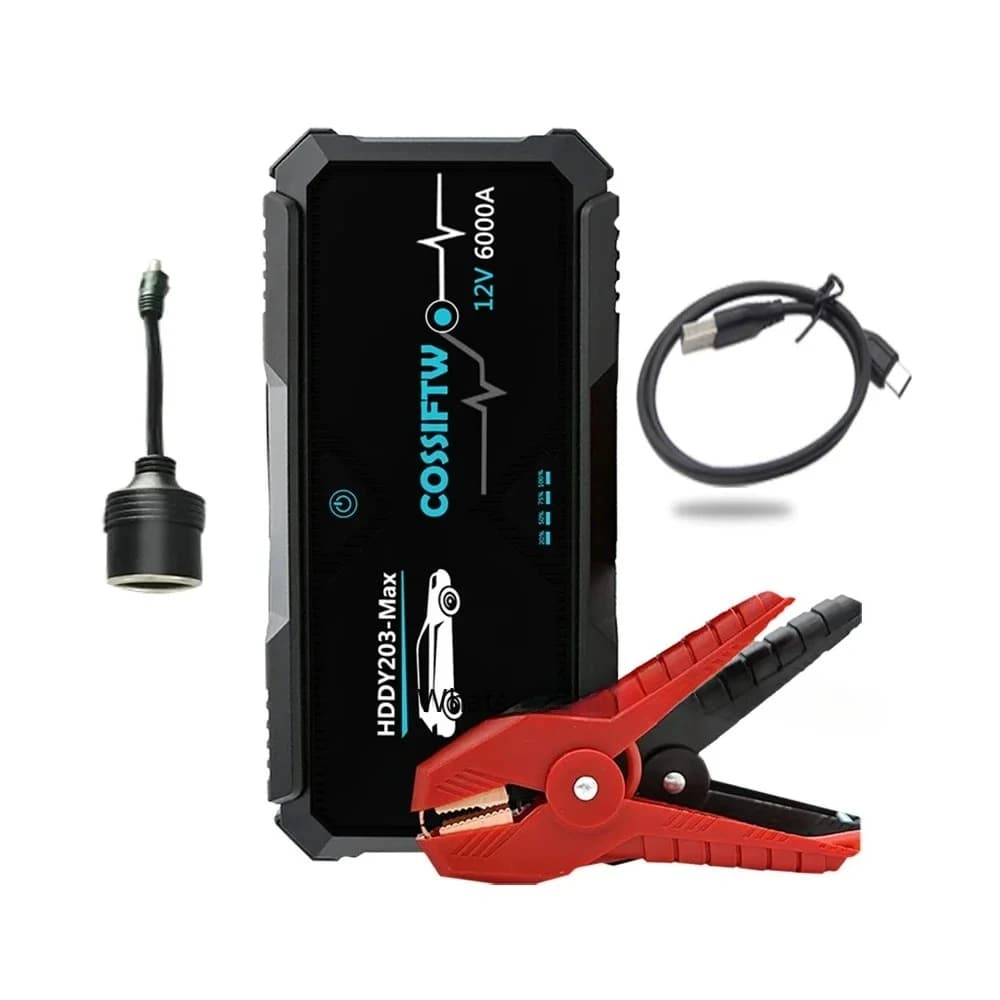 NUOVISSIMO COSSIFTW 6000A Batteria per auto Jump Starter per tutte le gas o fino a 12 litri Batteria per auto con motore diesel
