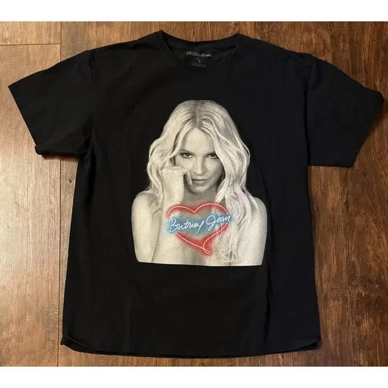 Maglietta promozionale dell'album di Britney Spears del 2022, taglia L, Jean Dance Pop Electro
