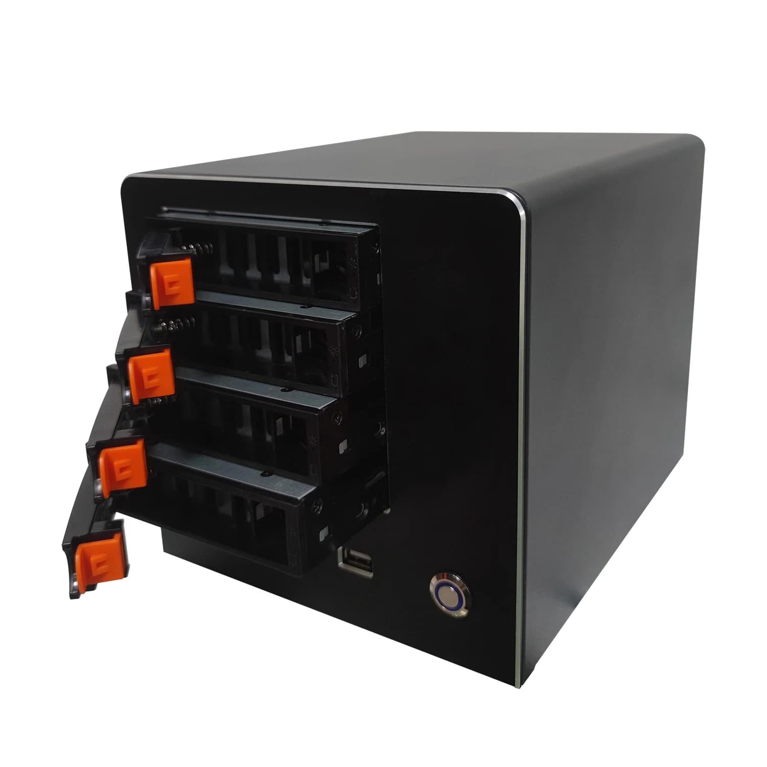 Telaio di archiviazione NAS a quattro bit Porta di rete Gigabit disco privato disco di rete privato a bassa potenza