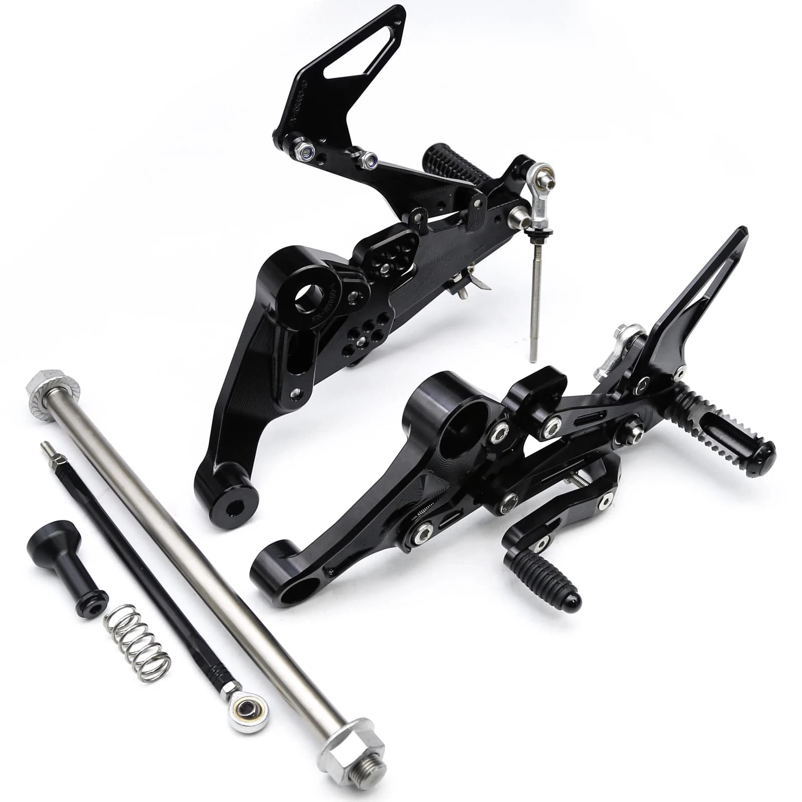 Per Aprilia RS660/Tuono 660 2021-2022 Pedane moto Poggiapiedi in alluminio CNC Poggiapiedi regolabile CNC