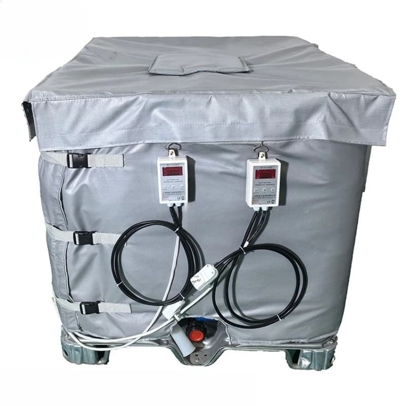 200L 110V 220V 3.2kw Oil IBC Drum Heater Jacket Tote Bag Heating Blanket