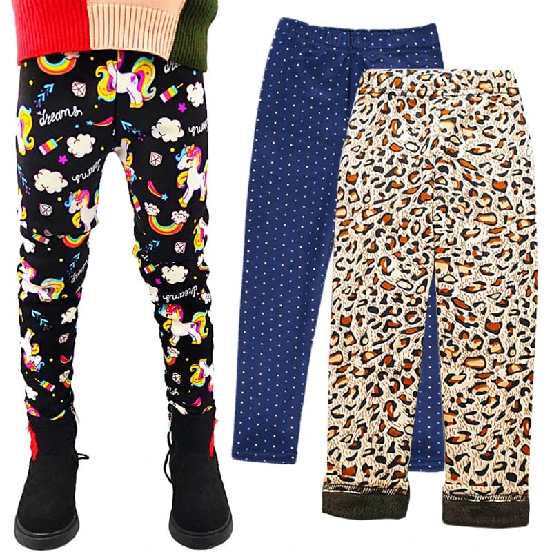 Mantieni caldo Primavera Autunno Moda Ragazze Pantaloni per bambini Leggings per bambini in cotone Legging elastico 2-8 anni Pantaloni per ragazze