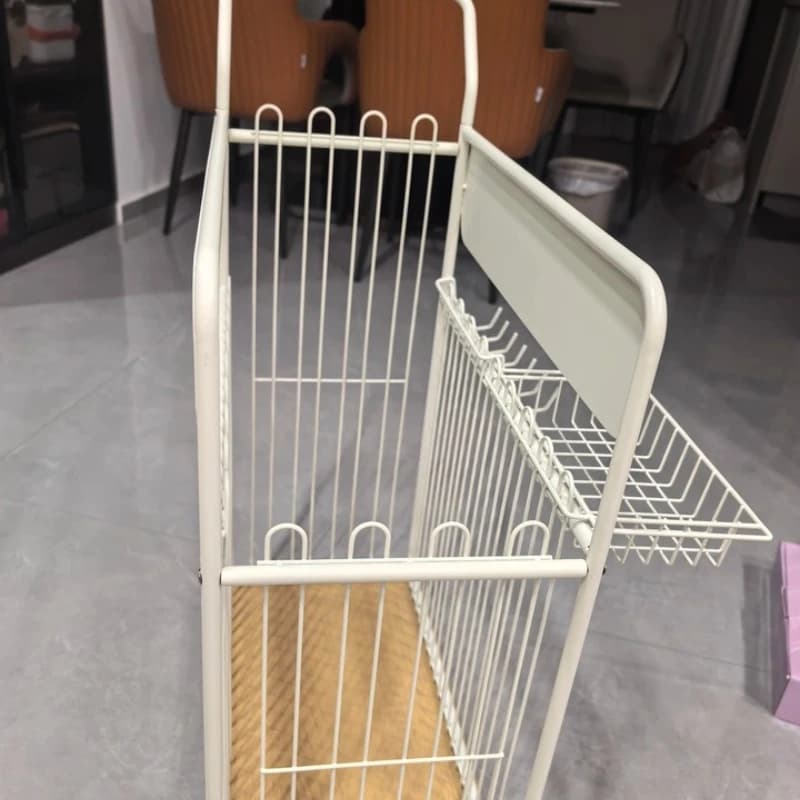 Carbon steel storage basket for yoga mats with wheels, handlebar organizer and kettlebell, sports equipment rack