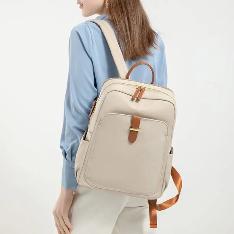 New Women's Backpack Luxury Versatile Oxford Cloth Student School Bag 15 inch Laptop Storage Bags High Quality Travel Backpacks