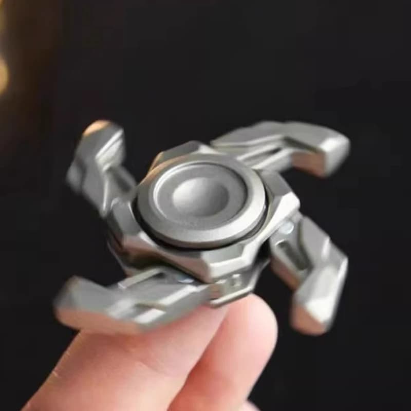 Armatura aperta Fidget Spinner Mano in metallo GoBiggeR Trottola Punta EDC Giocattolo antistress Anti ansia Punta delle dita Rotante Giocattoli da uomo