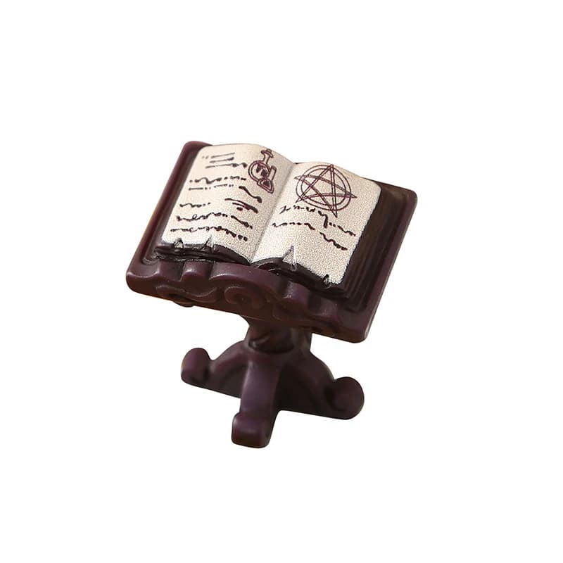 Accessori per Case delle Bambole, Giocattoli per Bambini, 1 Pezzo Ornamento Micro Scena, Oggetti di Scena Miniatura 1/12 per Casa delle Bambole, Decorazione Accademia Magica