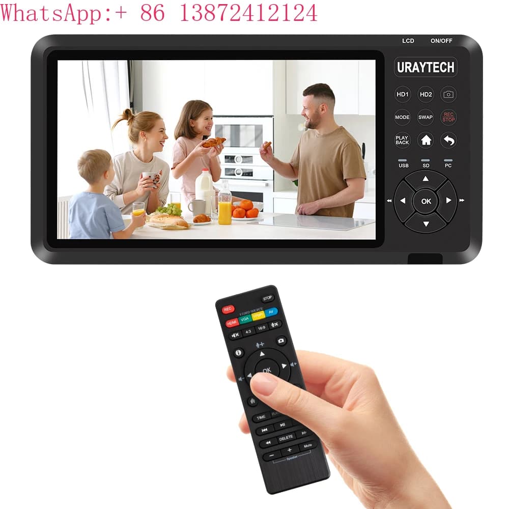URay 2 canali 4k hdmi Videoregistratore Box Conversione video hdmi in registrazione MP4 per endoscopio Scheda di acquisizione video 4K60