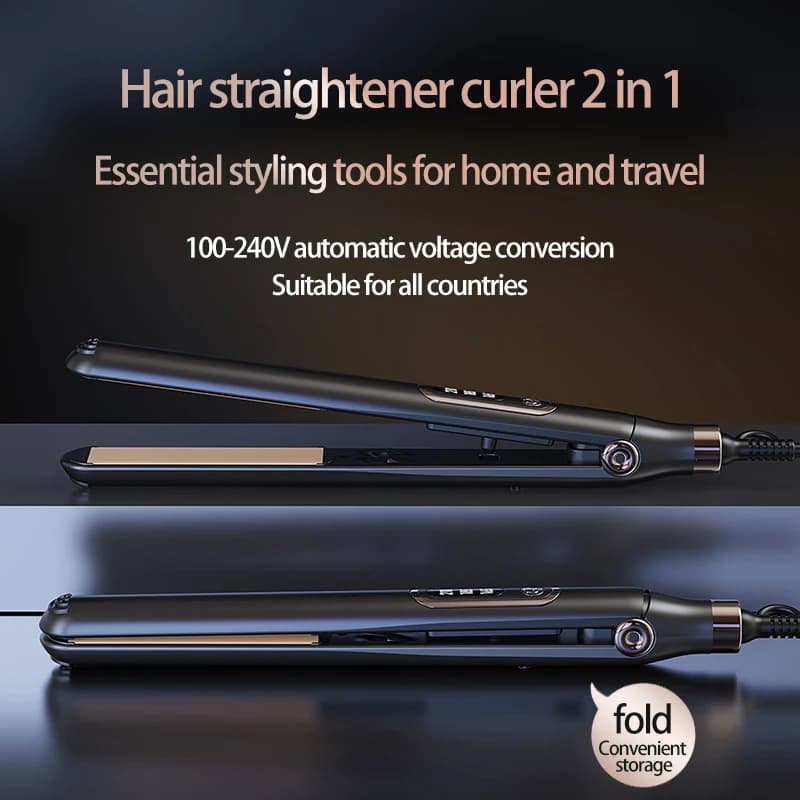 Hair curler 2 in 1 quick heating in 10 seconds for Xiaomi, professional tools for hairdressers, hair stretcher brush.