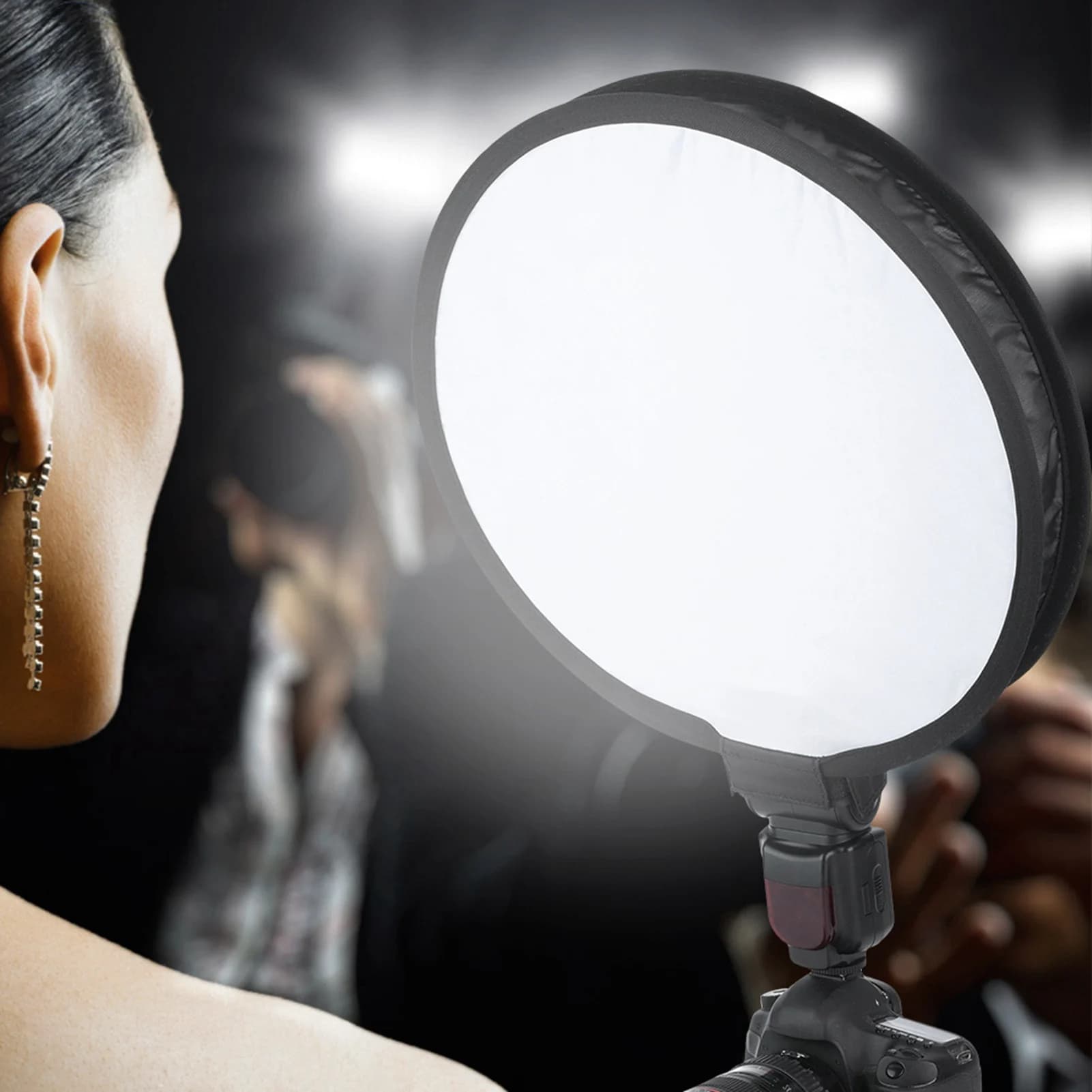 Foldable Softbox Diffuser 40 cm round shape portable Softbox for Softbox diffuser with camera flash light