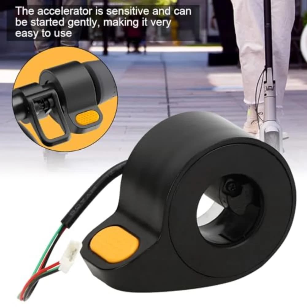 1pc Electric Scooter Thumb Throttle For Ninebot MAX-G30 Sensitive Accelerator-Grip Replacement Part Black Plastic Handle