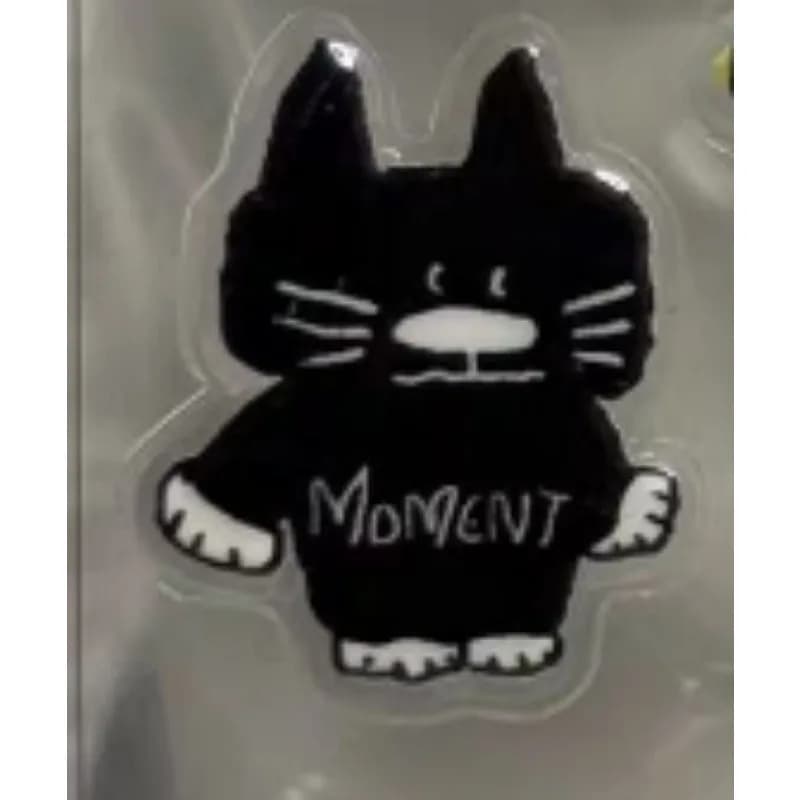 Nice cartoon cat dog sticker in 3D transparent resin decal jelly for mobile phone case DIY tablet crafts accessories decorative materials