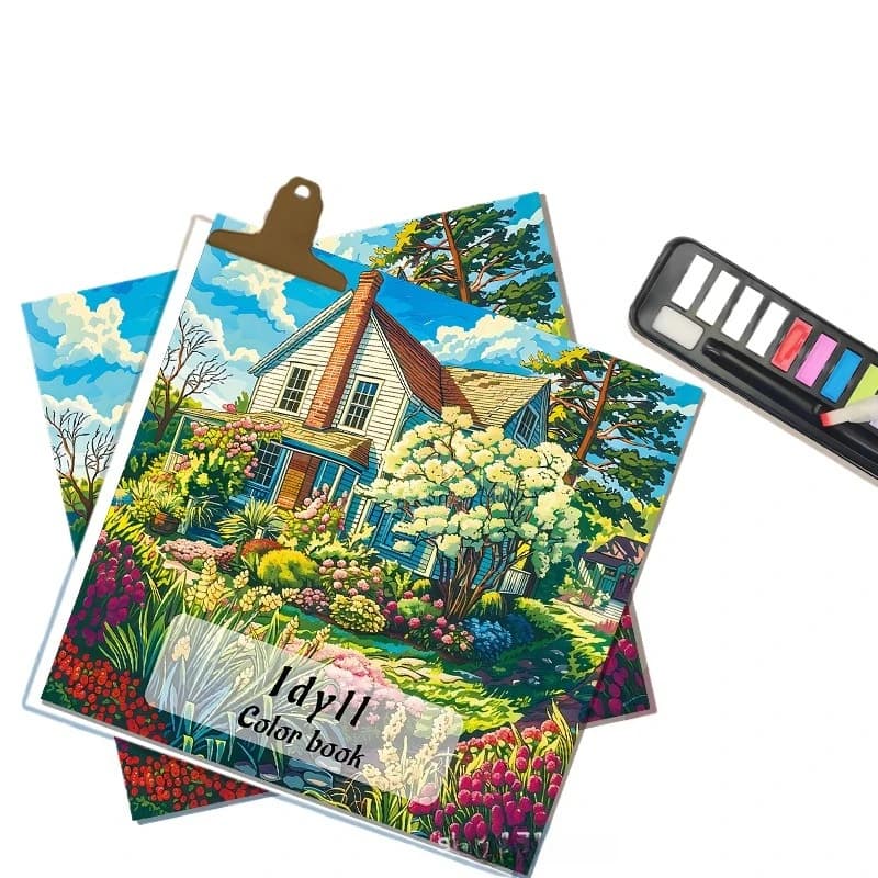 Hot Selling Adult Coloring Book, Graffiti Sketch & Fill-in Drawing Album Wholesale