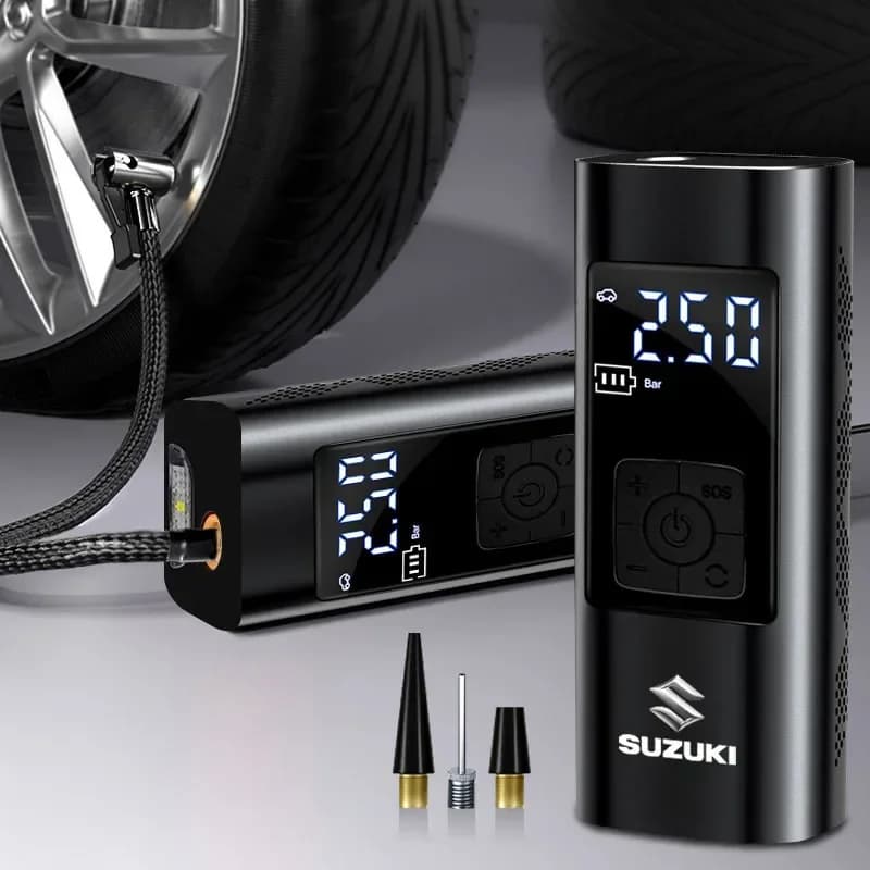 1 pz portatile auto gonfiatore di pneumatici intelligente digitale pompa gonfiabile bicicletta barca pompa di aria per Suzuki Samurai Ltz 400 Vitara Gsr Jimny