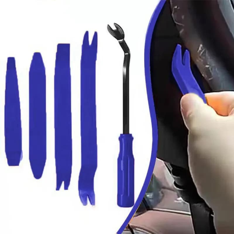 5PCs Car Audio Trim Kit di strumenti per la rimozione della leva antigraffio pannello della portiera dell'auto applicabile e cruscotto Audio