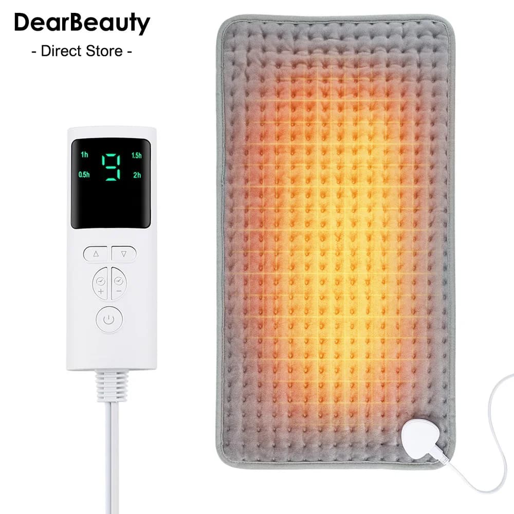 Coperta riscaldante elettrica 30x60 cm Tappetino per impacco caldo multifunzionale Tappetino per riscaldamento invernale in grafene Coperta termica di ricarica USB