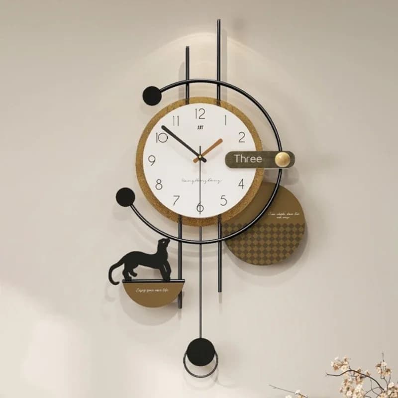 Modern Wall Clocks Decoration Wall Clocks Living Room Elegant Pendulum Clock Silent Mechanism Watch Art Trendy Ornaments
