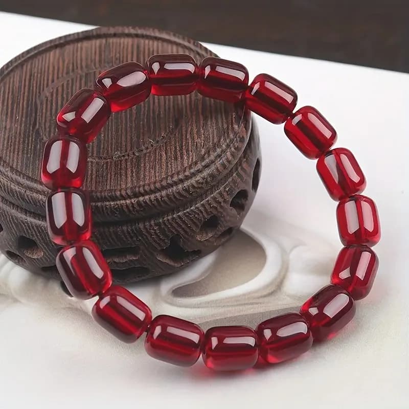 Bracciale in Ambra Baltica, Bracciale Unisex Versatile e Semplice