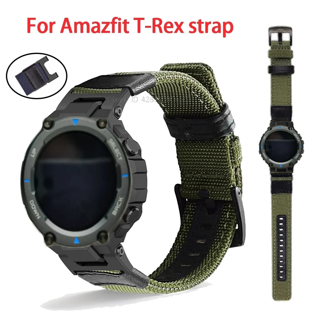 Bracelet with nylon strap for Huami Amazfit T-rex wrist strap strap straps for smart watches for Amazfit T-Rex Pro spare strap kit