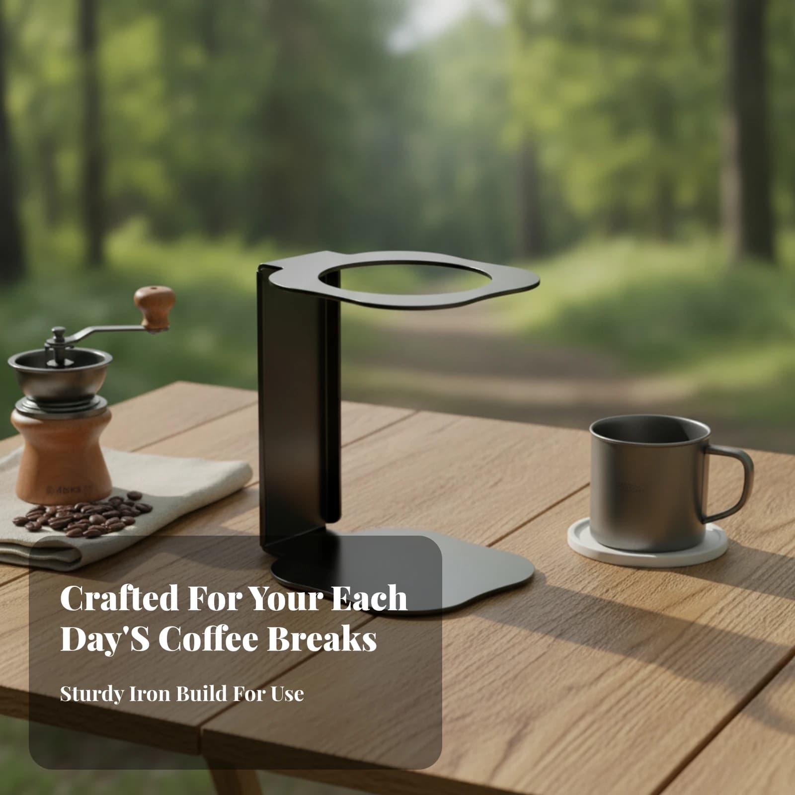 Coffee Machine Stand Lightweight Coffee Maker Stand Sturdy Long-Lasting for Campers, Office, Camping