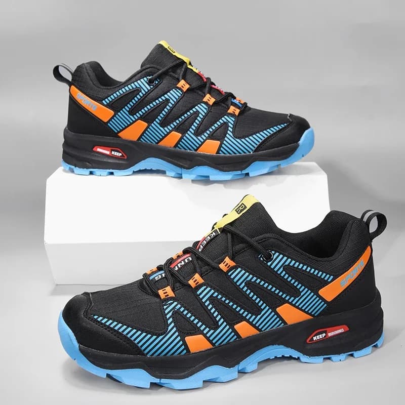 Scarpe da trekking all'aperto Uomo Donna Sneakers da trekking impermeabili Scarpe da ginnastica da arrampicata con lacci Stivali tattici da caccia da passeggio di grandi dimensioni 47
