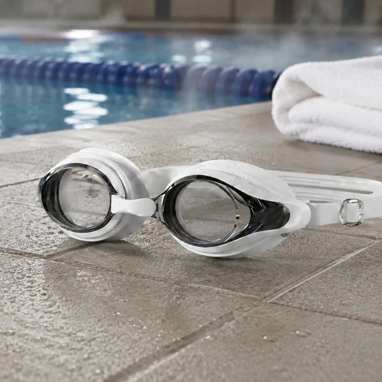 Adult Swim Goggles Clear HD Lens Anti Fog Water Protection Silicone PC Eyewear for Pool Exercise