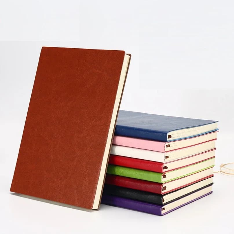 New Fashion PU Notebook Vintage Soft Copybook Daily Memos Traveler Journal Luxury Notepad Gifts Stationery