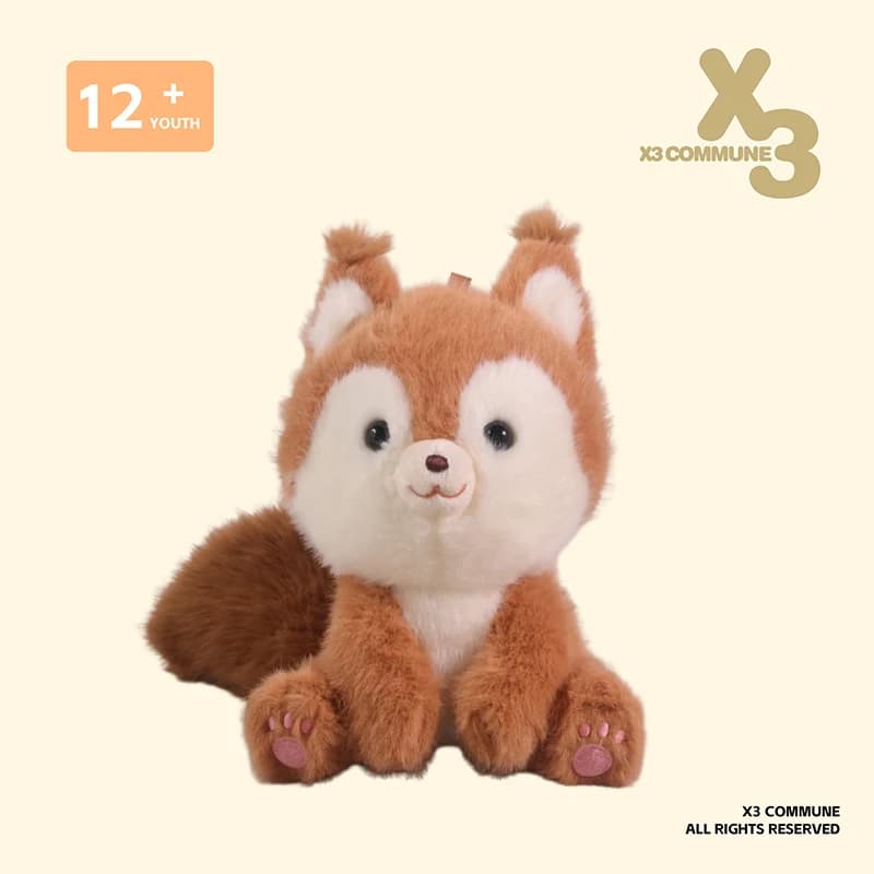 Peluche Morbidi Animali Realistici, Regali per Studenti, Coppie e Ragazze, Giocattoli Imbottiti in Cotone PP X3COMMUNE