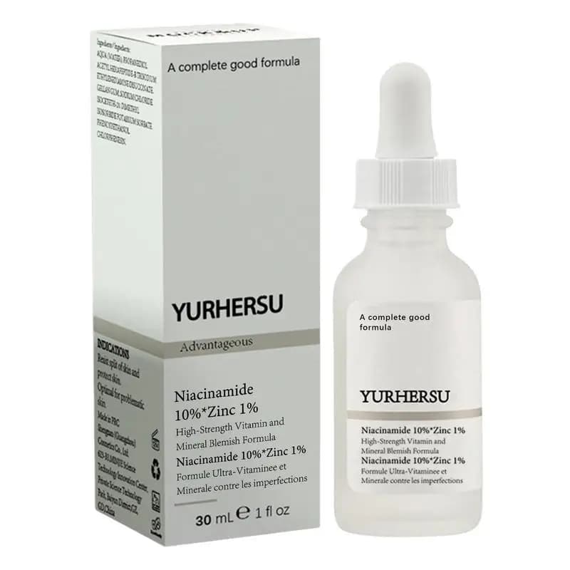 30ml Niacinamide 10% Zinc 1% Moisturizing Brightening Facial Essence Niacinamide Serum Niacinamide Hyaluronic Acid Face Serum