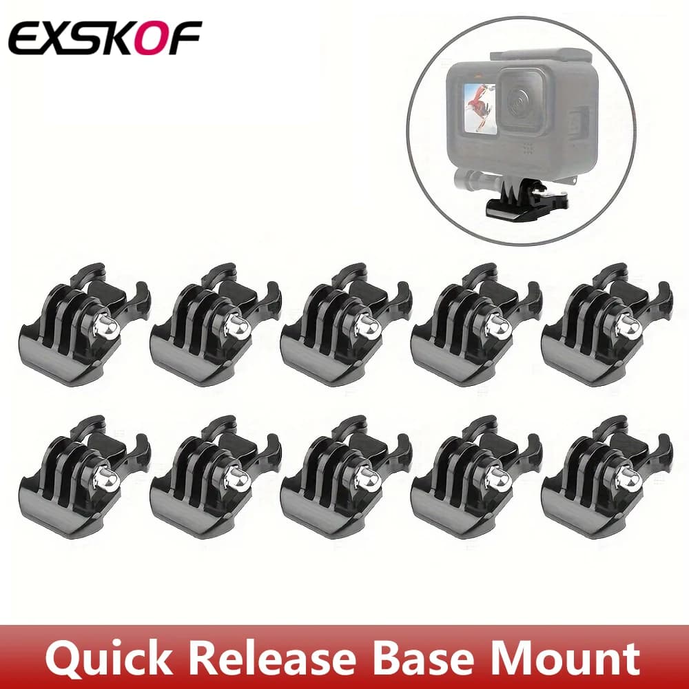 Clip con fibbia a sgancio rapido Supporto base base per GoPro Hero 13 12 11 10 9 8 7 6 5 4 GoPro MAX DJI Osmo Action AKASO SJCAM Fotocam
